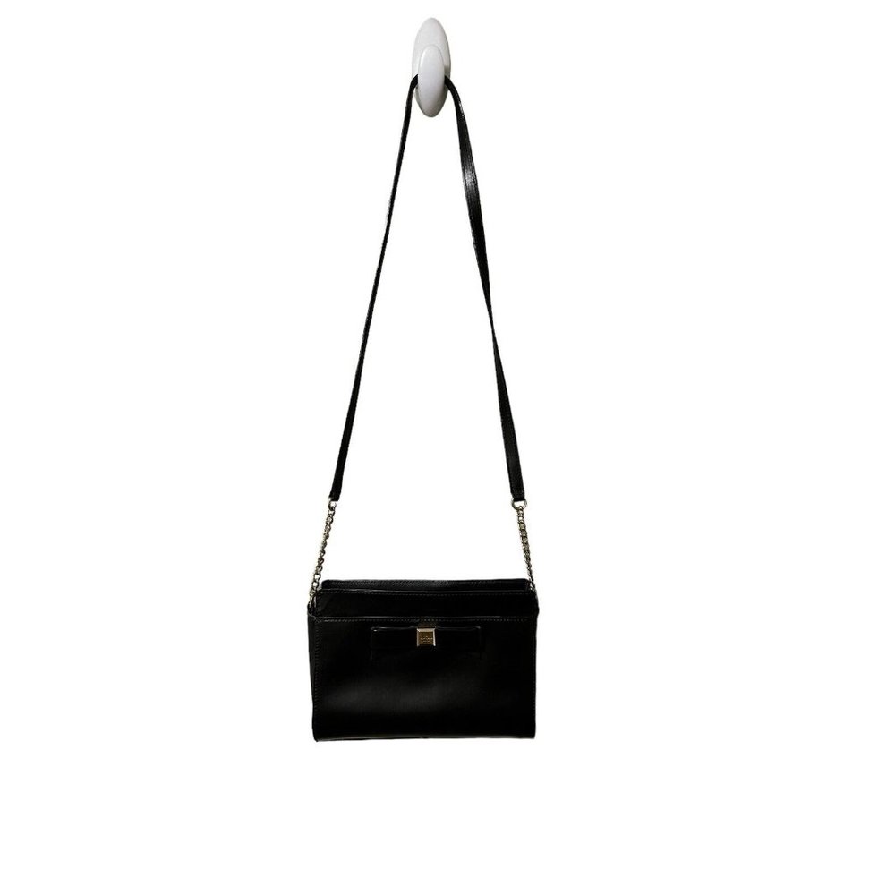 Kate‎ Spade New York Montford Park Smooth Angelica Crossbody Handbag Purse Black